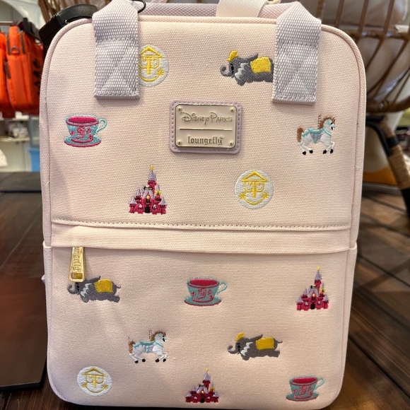 Disney Handbags - Disney Parks 2026 Fantasyland Canvas Loungefly Backpack NWT